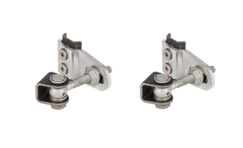 [HN024] LOCINOX GBMU4D20 Adjustable Swing Gate Hinge long neck 180° weld-on 4D 20mm pin- Pair