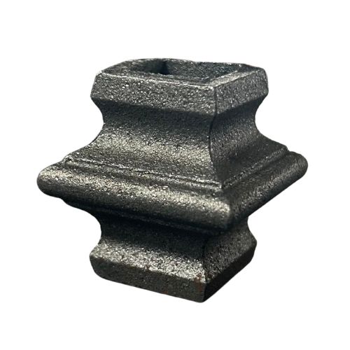 [MT127] Steel Cast Knuckle 42x42mm for Square 17.5mm Dia - Mild steel