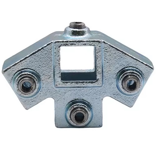 [STKC191] Tigerclamp Double Galvanised Connector Square Sleeve JointFit 40x40mm Tube