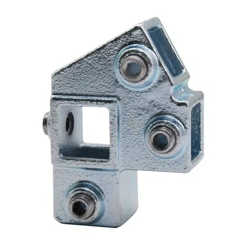 [STKC185] Tigerclamp Double Galvanised Connector Square Sleeve JointFit 40x40mm Tube