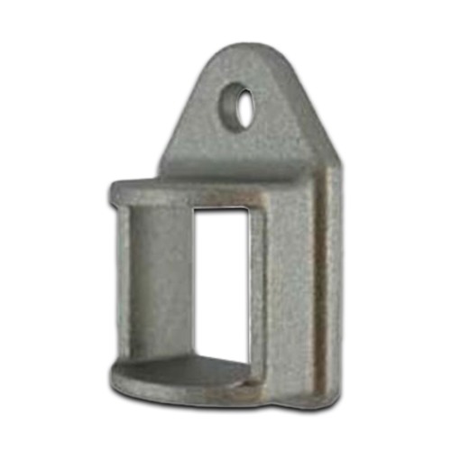 [BKRB514] Aluminium Fence Rail Bracket, 30x30mm Tube, Single Lug, 1 Hole