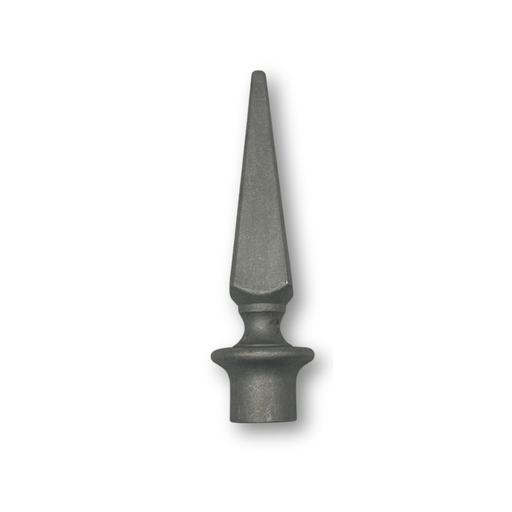 [MS757] Aluminium Fence Spear: Pyramid Female to fit over 16mm Round Tube