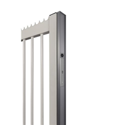 [FK582] Aluminium finishing profile for sliding gates to combine with MAGUNIT