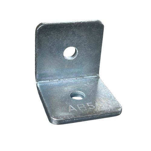 [BKAB840] Angle Bracket 50x50mm  5mm Thickness Zinc 2 Holes