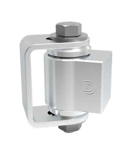 [HN483] D&D Aluminium BadAss Hinge - Raw Finish, Up To 270kg - Single