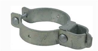 [HGRR140] Galvanised Round To Round Hinge - Two-Part, 100NB x 40NB (115x48mm) - Single