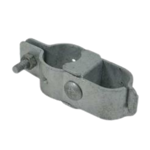 [HGRR420] Galvanised Round To Round Hinge - Two-Part, 40NB x 25NB (48x34mm) - Single