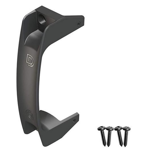 [MKLH010] D&D Ergonomic Gate Handle, Reversible for Right or Left Handing Black