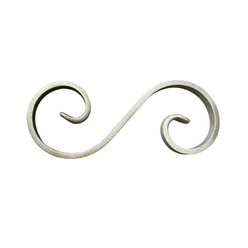 [MT211] Double Scroll- Scroll  200x80x12x6mm - Zinc Plated