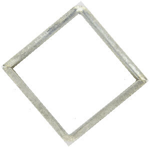 [MT613] Diamond - Steel Fence and Gate Decorative  zinc plate