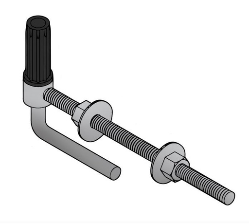 [HN561] Anti-Twist Farm Gate Hinge - 275x25NB