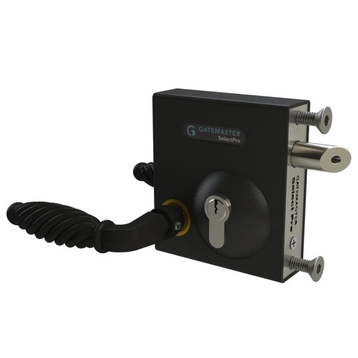 [GL024] Gatemaster Swing Gate Bolt on Lock latch  to fit 10-30mm Frames with Traditional Handle (Lockable)