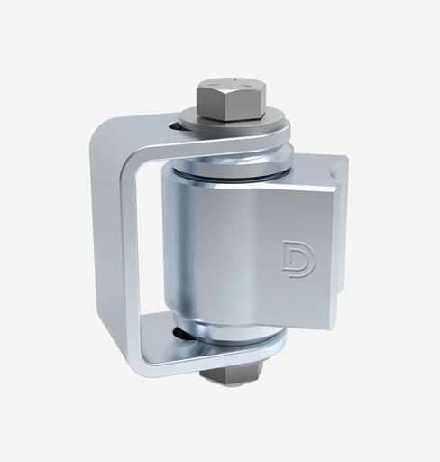 [HN476] D&D Heavy Duty Steel BadAss Hinge - Zinc Finish, Up To 680kg - Single
