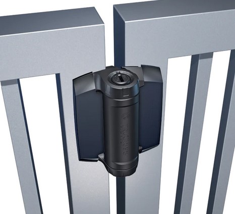 [HN750] D&D TruClose Adjustable HEAVY DUTY Self Closing Hinges for Gates up to 70kg : Black, for Metal, 19mm Gap No Leg
