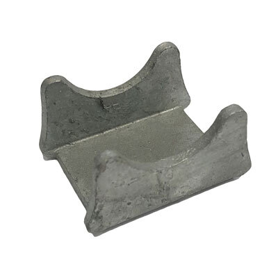 [HN166] Hot Dip Galvanised Strap hinge Attachment for tube 32NB H/Duty- - A Cover part only