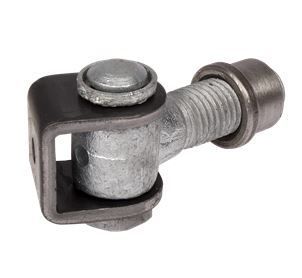 [HGHA112] Locinox G90Z Galvanised Adjustable Swing Gate Hinge - 20mm Pin, 67mm Neck - Pair