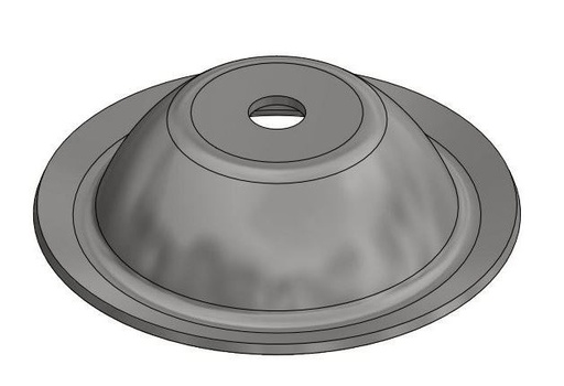 [SE886] Industrial Steel Pallet Feet -135mm Round, Zinc Finished