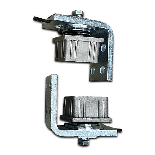 [HGBH352] Aluminium Insert Bolt-On Bearing Hinges For 50x50mm Aluminium Tube - Up To 350kg - Pair