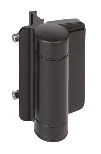 [HN018] Locinox Compact 2 Way Adjustable 180° surface mounted hinge - Raptor - Black / Each