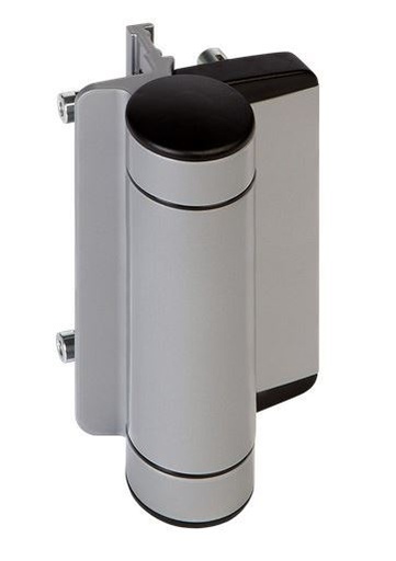 [HN017] Locinox Raptor Adjustable Swing Gate Hinge - Silver - Single