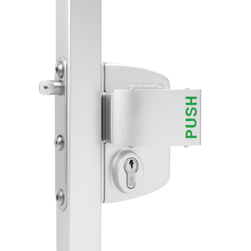 [FK722] Locinox Industrial Anti Panic Swing Gate Lock U2 for Square tube 60-80mm profile-with Push set