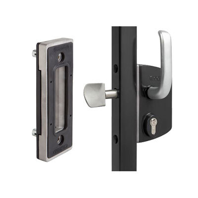 Locinox Industrial Manual Sliding Gate Lock with Keep | Gate Locks