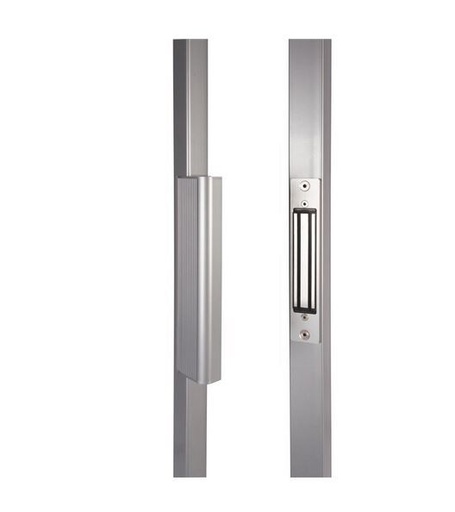 [FK571] Locinox Integrated Magnet Lock for Swing Gates - Silver, 250kg