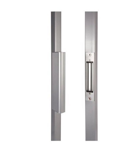 [FK571] Locinox Integrated Magnet Lock for Swing Gates - Silver