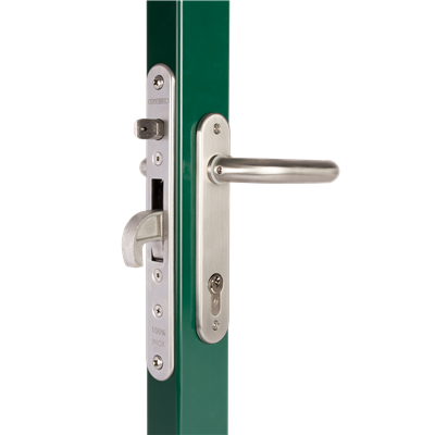 [FK515] Locinox Mortice Lock H Metal 35 mm Back Set 80mm Key Barrel Lock Kit- Stainless steel Handle