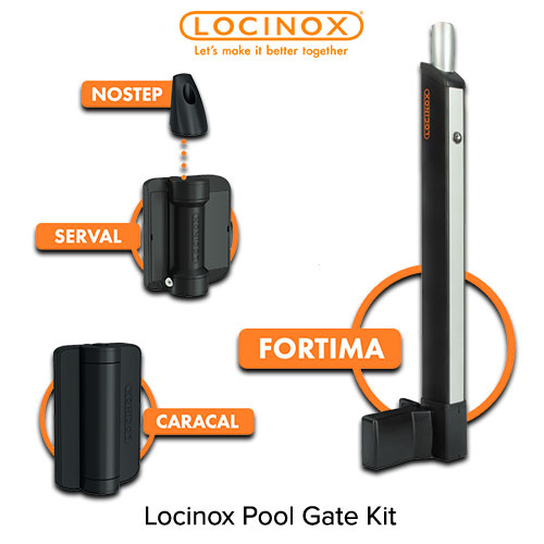 [HN008] Locinox - FORTIMA KIT - Premium Pool Lock Latch Magnetic for Swiming Pools