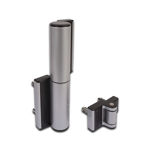 [GCHC115] Locinox Tiger Hydraulic Swing Gate Closer and Compact hinge all in One, 75kg, Up To 1100mm - Silver, 75kg, Up To 1100mm - Set