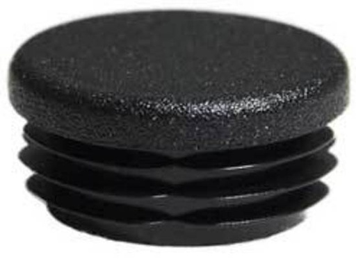 [CPPO191] Low Density Plastic Round Cap for tube external 50mm OD(2.5-4.5mm)- Black