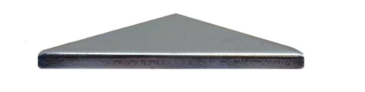 [CPSQ694] Low Profile Steel Galvabond End Cap 150x150mm Pyramid Top