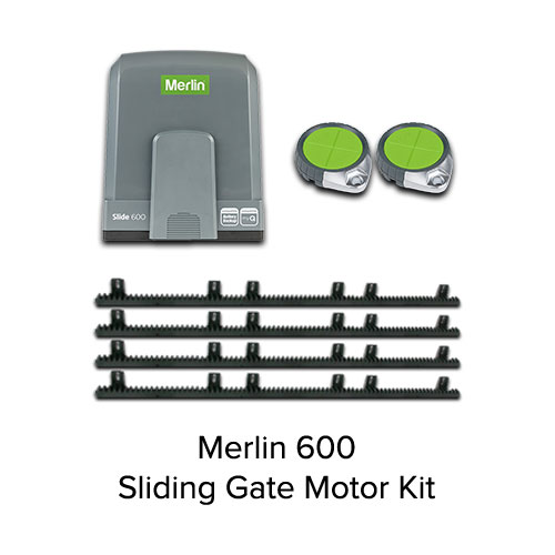 [GMSG610] Merlin Sliding Gate Motor/Opener Complete Kit for gates upto 8M/600KG