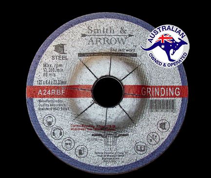 [COM008] Metal Grinding Discs  5” x 125mm Smith & Arrow