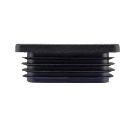 [CPPS310] Plastic square cap 30x30mm (1-2.5mm wall thickness) Black