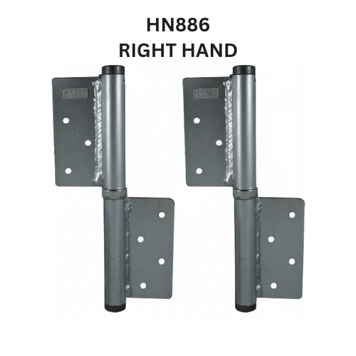 [HN886] Zinc Plated Screw to Screw Self Closing Hinges - RH, Up To 120kg - Pair