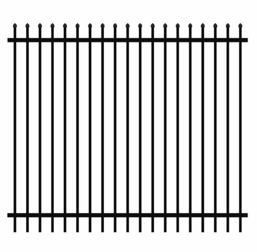 [FP015] Security Fence Panel 2100mm (H) x 2400mm (W) - Black