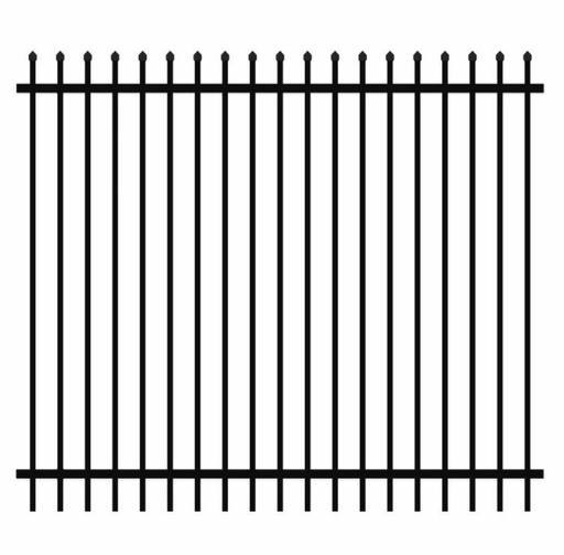 [FP015] Security Fence Panel 2100mm (H) x 2400mm (W) - Black