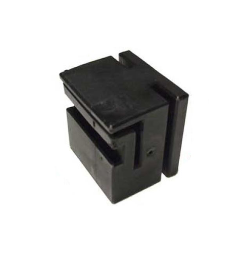 [WH555] Sliding Block for Sliding Gate Nylon Guide  size 75mm Black