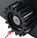 [MOT001] Sliding gate motor pinion steel gear - Letron