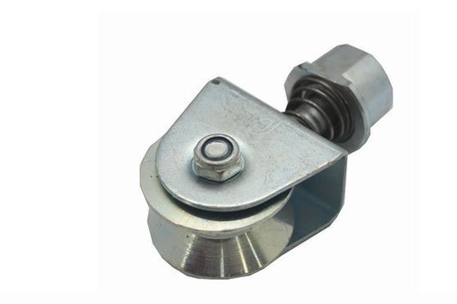 [WH399] Stainless Steel Sliding Gate Wheel - 60mm Y Groove External - Double Bearing, 360° Turn