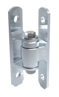 [HN477] D&D Steel BadAss Bolt-On Hinge for Gates up to 450 kg - Zinc Finish / Each