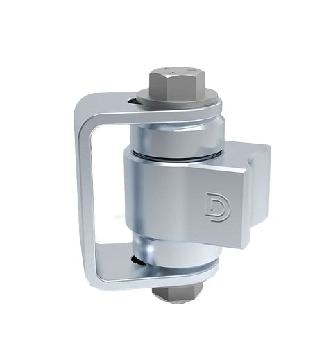 [HN475] D&D Steel BadAss Hinge - Zinc Finish, Up To 450kg - Single