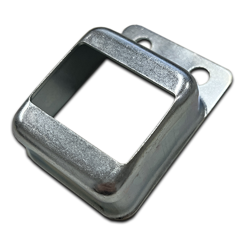 [BKRB458] Steel Bracket 25x38 - Single lug - Two holes - Zinc