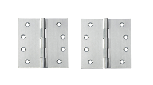 [HN125] Pair - Steel Butt Hinges 100x100x2.5mm finished - Zinc plated