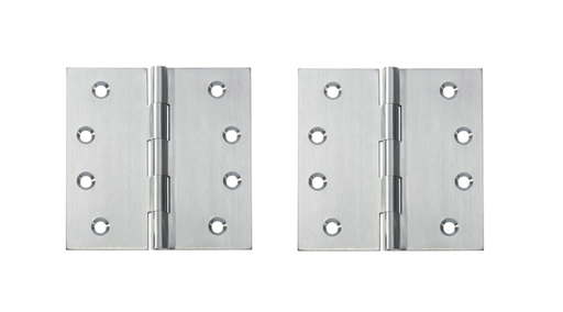 [HN125] Zinc Plated Steel Butt Hinges - 100x100x2.5mm, Zinc Finish - Pair