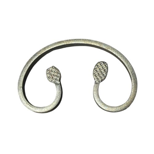 [MT110] Steel C Scrolls  110x 70 x 8 mm with notched Mill Galvanizing