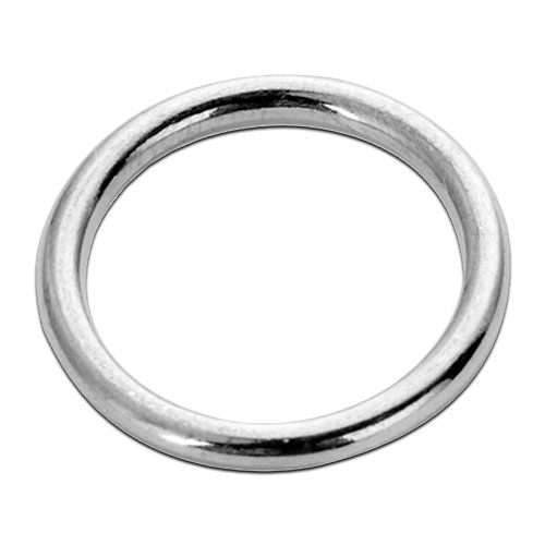 [SZ500] Steel Decorative Ring, 82x8mm, Zinc Plated