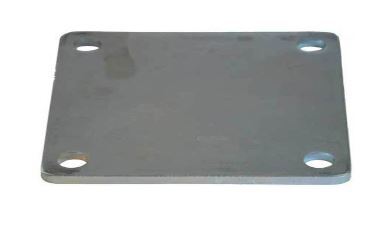 [SE782] Steel Rectangular Base Plate 150x105x5mm 4 holes -Zinc plated 
